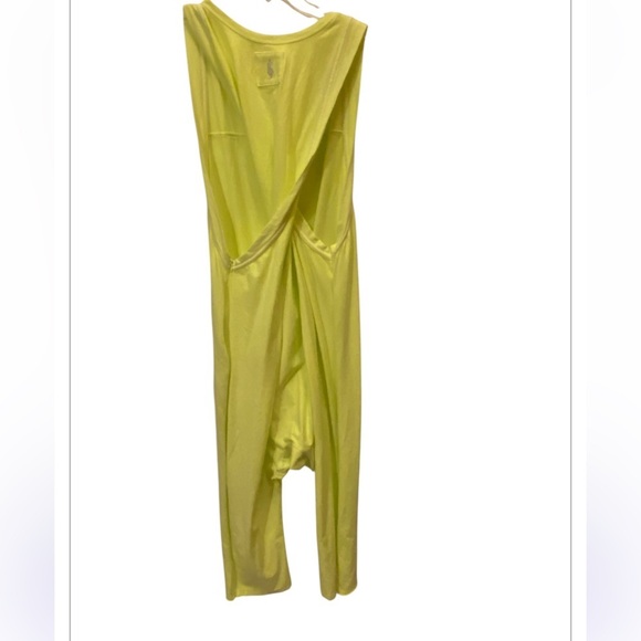 NWT FREE PEOPLE Movement Hot Shot Twisted Onesie Sour Citrus Size Large - Picture 4 of 7